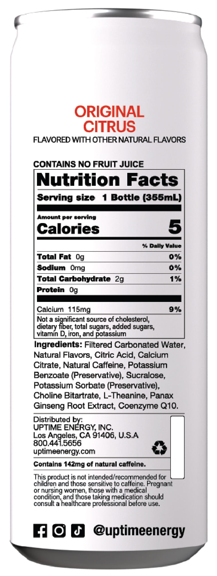 Original Citrus Zero Sugar 12 Pack