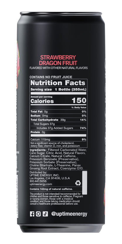 Strawberry Dragonfruit Cane Sugar 12 Pack