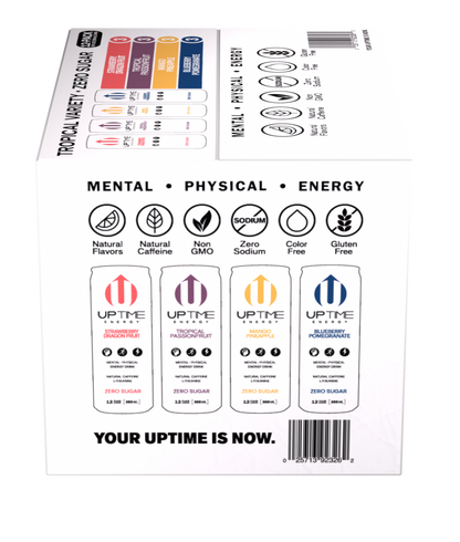 UPTIME TROPICAL VARIETY Zero Sugar 12 Pack