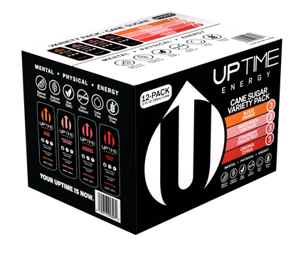 UPTIME CANE SUGAR Variety 12 Pack