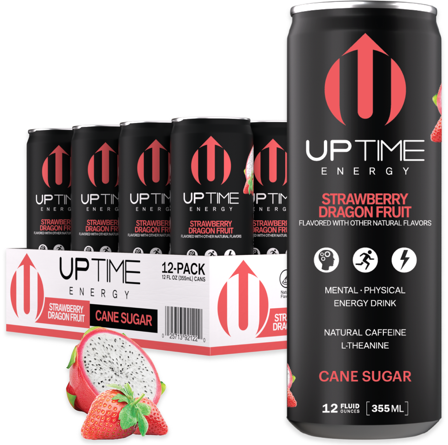 Strawberry Dragonfruit Cane Sugar 12 Pack - New Flavor!