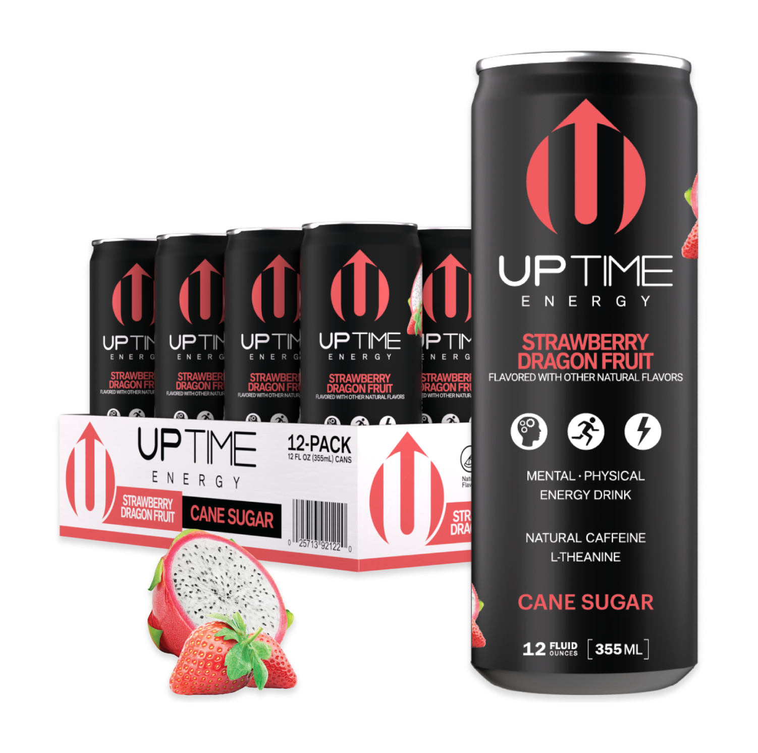 Strawberry Dragonfruit Cane Sugar 12 Pack
