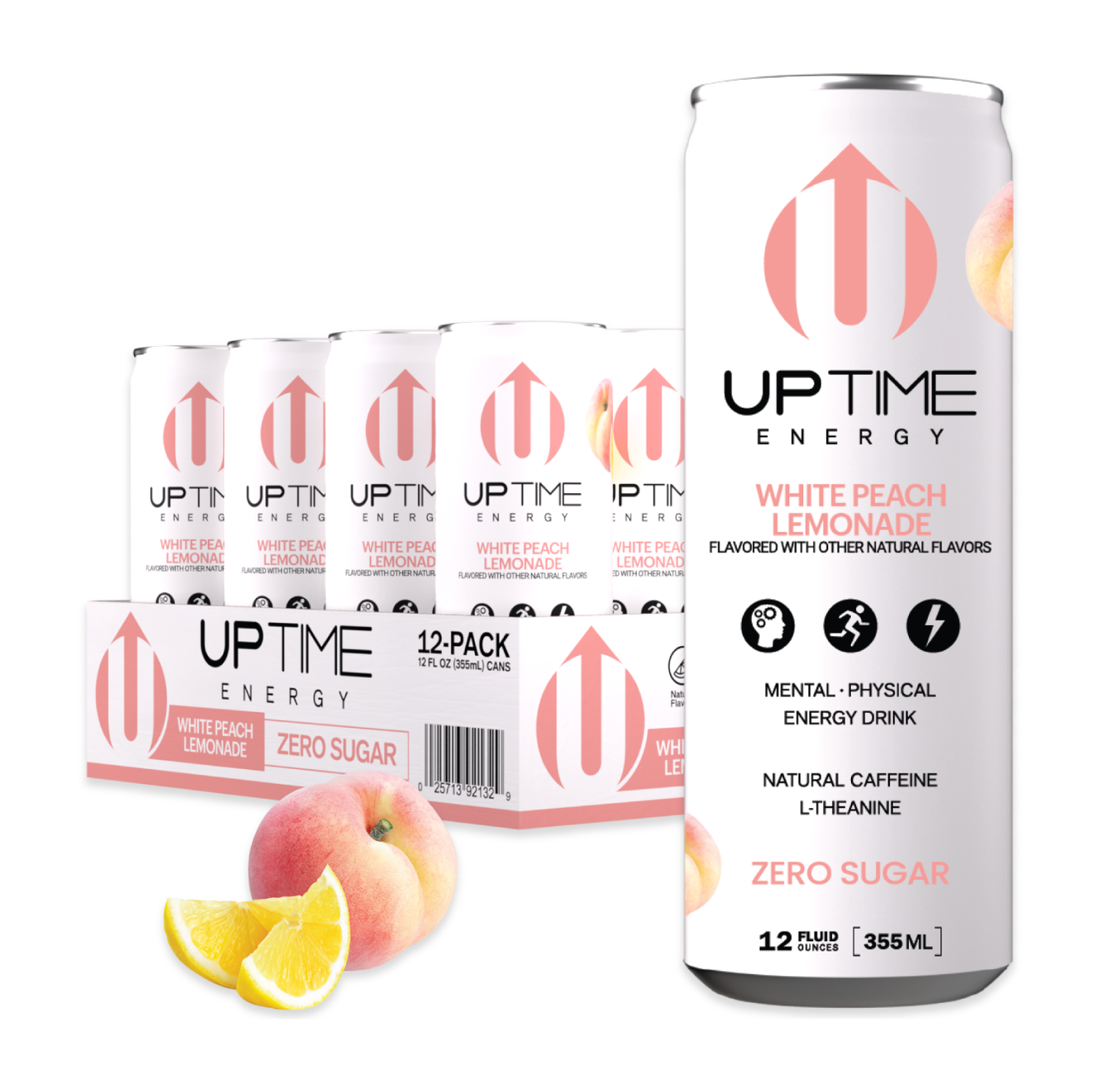 White Peach Lemonade Zero Sugar 12 Pack